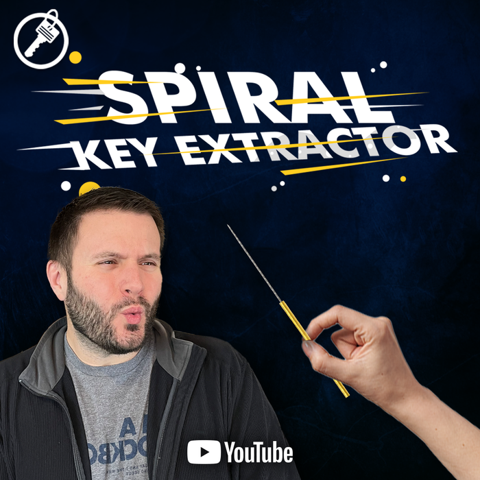 How to extract a broken key from a lock without damaging it | Locksmith trick