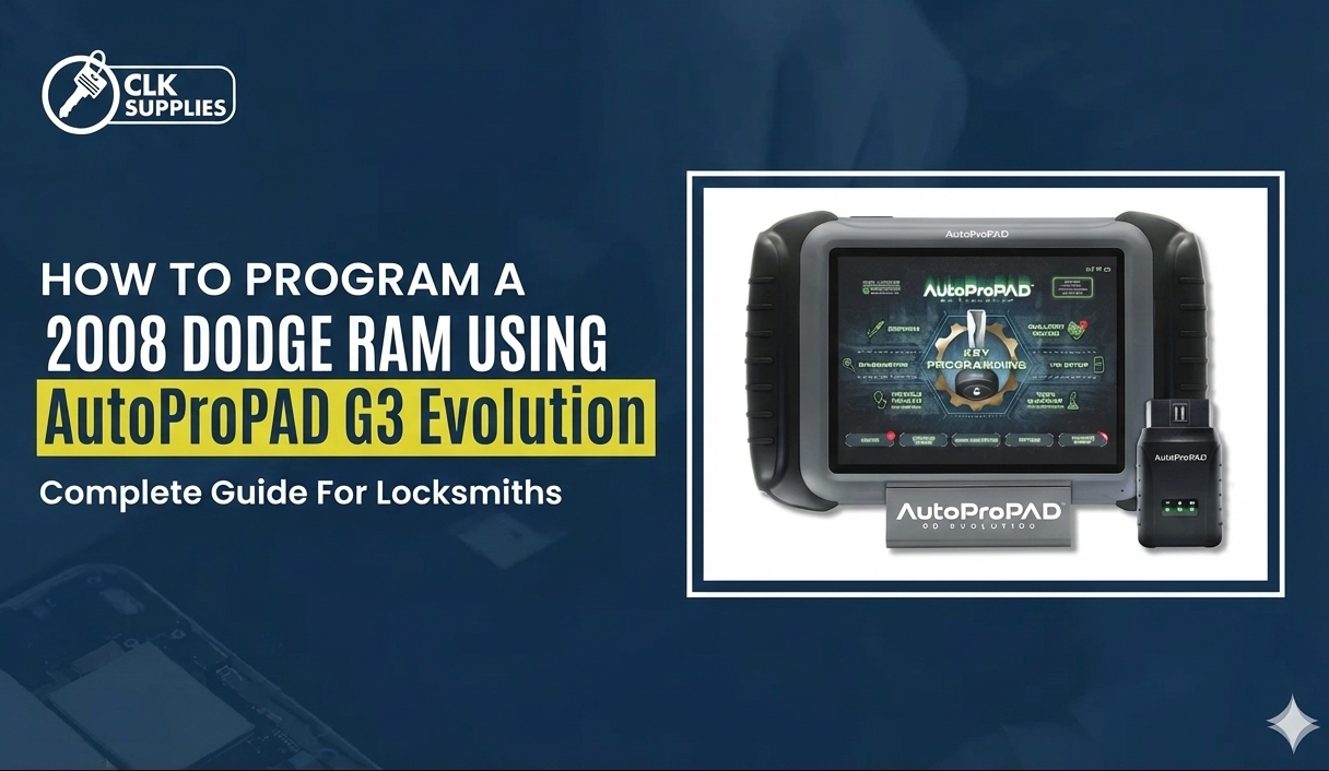 How to Program a 2008 Dodge Ram Using AutoProPAD G3 Evolution
