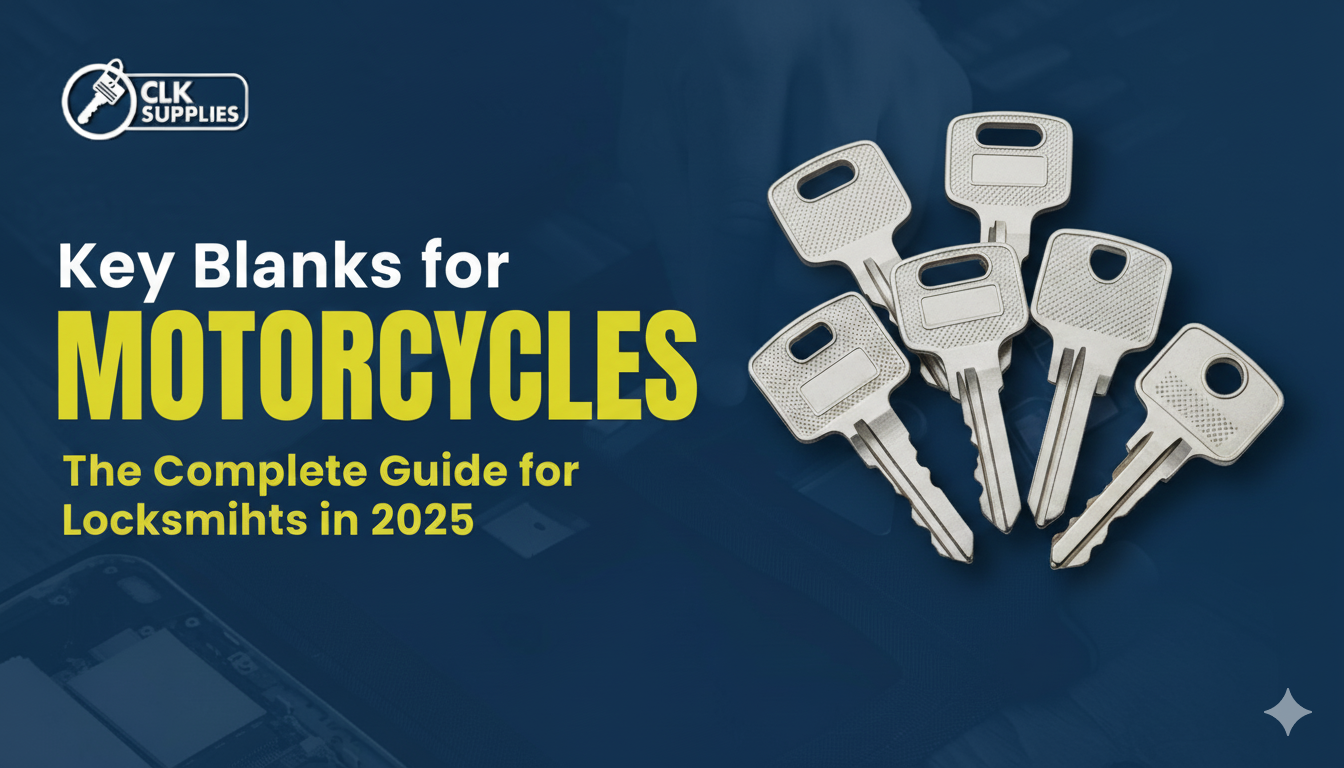 Key Blanks for Motorcycles: The Complete Guide for Locksmiths in 2025