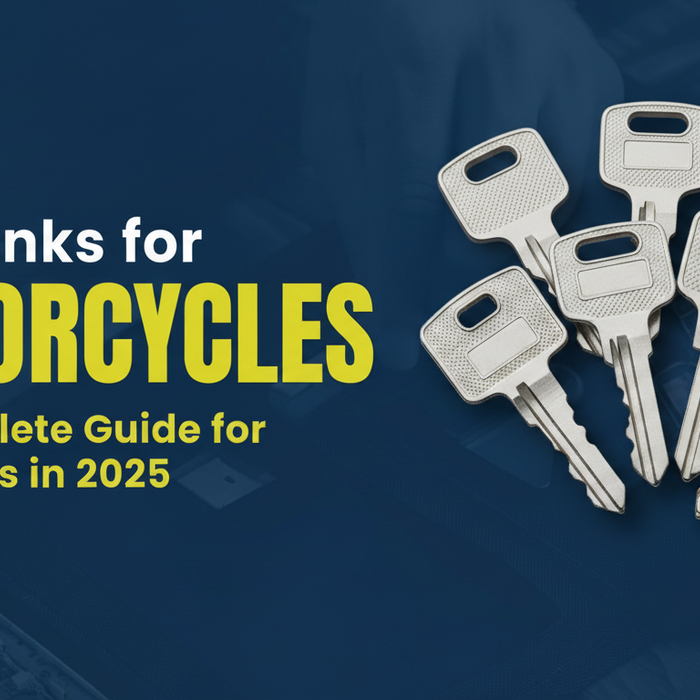 Key Blanks for Motorcycles: The Complete Guide for Locksmiths in 2025