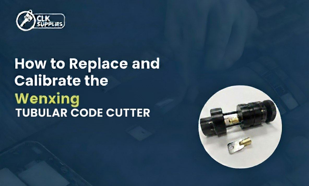 How to Replace and Calibrate the Cutter on the Wenxing Palm Cut Tubular Code Cutter
