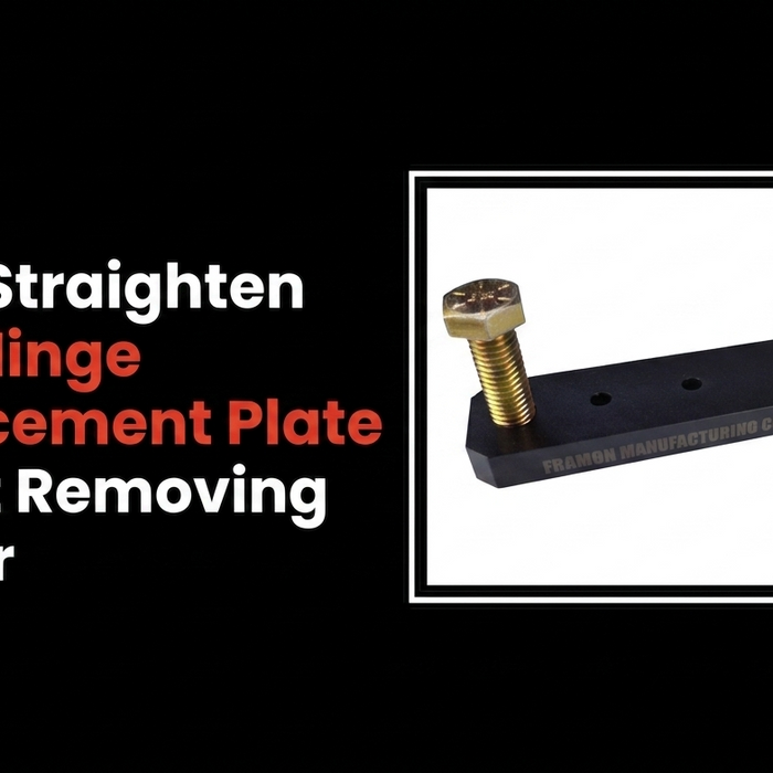 Hinge reinforcement plate