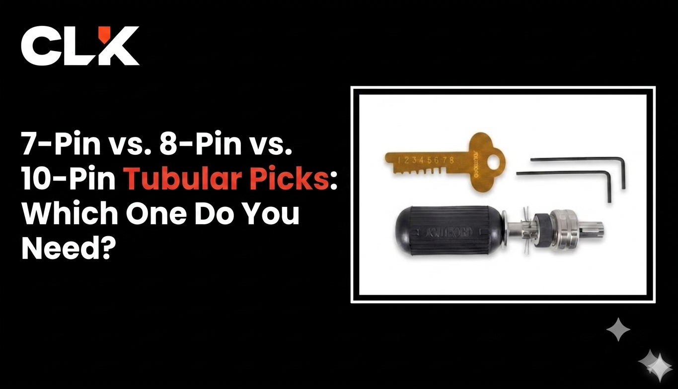 7-Pin vs. 8-Pin vs. 10-Pin Tubular Picks