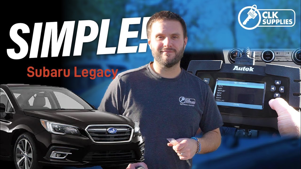 Key Programming | 2015 Subaru Legacy Gets a Remote Head Key W  Autek IKey820!