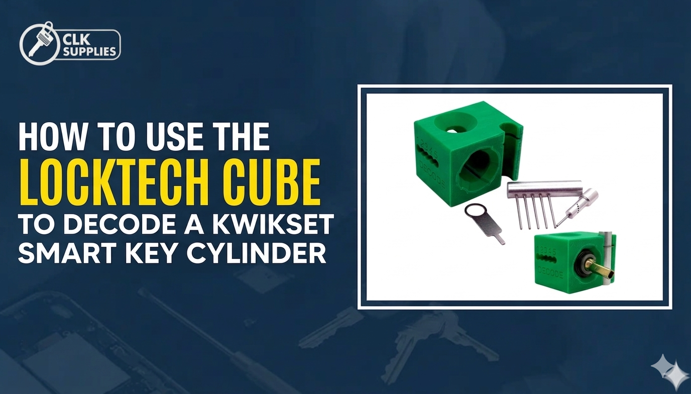 How to Use the LockTech Cube to Decode a Kwikset Smart Key Cylinder