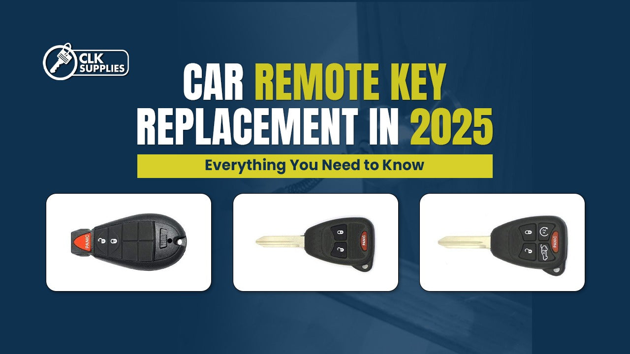 Car Remote Key Replacement in 2025: Everything You Need to Know