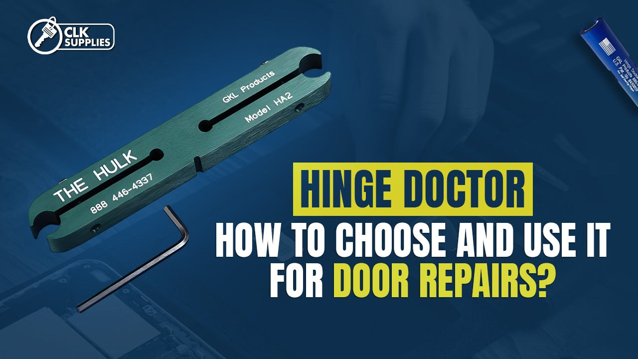 Hinge Doctor tool for doors