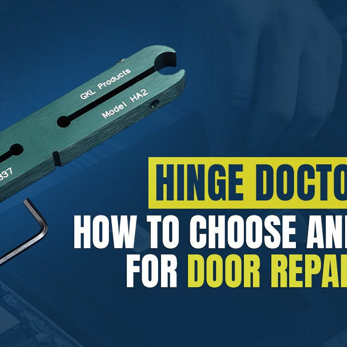 Hinge Doctor tool for doors