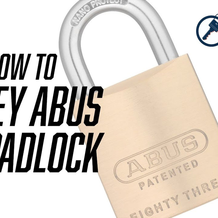 How to Rekey Abus 83 Series Padlocks