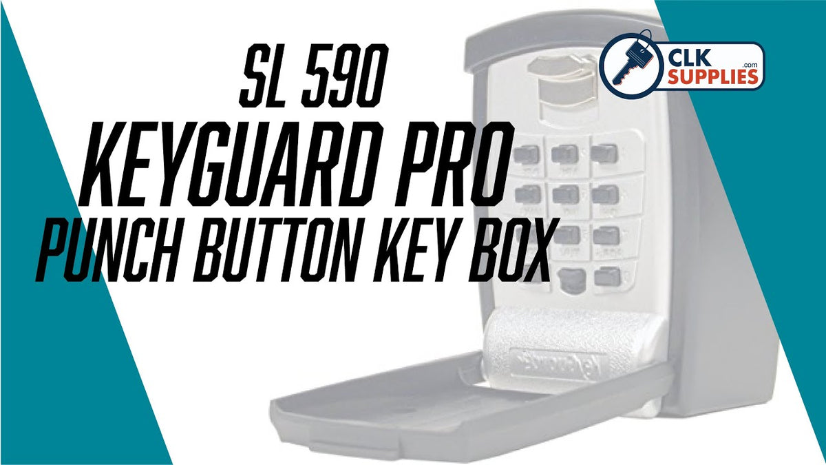 The SL-590 KeyGuard Pro Punch Button Key Box | Locksmith Product Demo