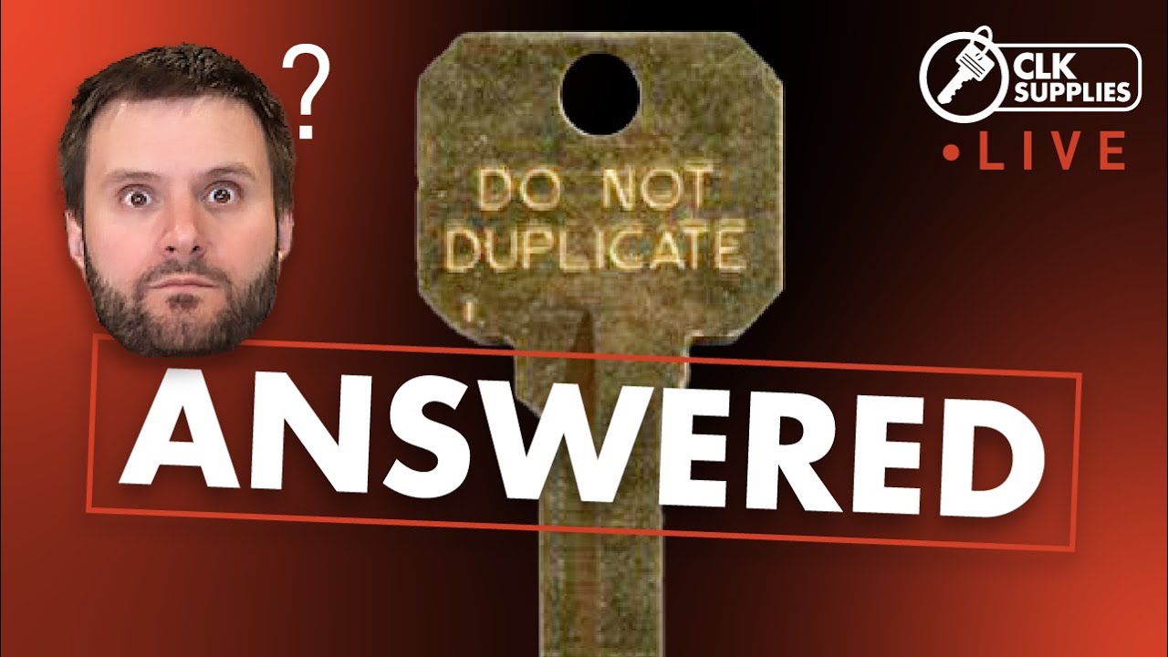 Do "Do Not Duplicate" keys work? | #Lockboss Show & Giveaway
