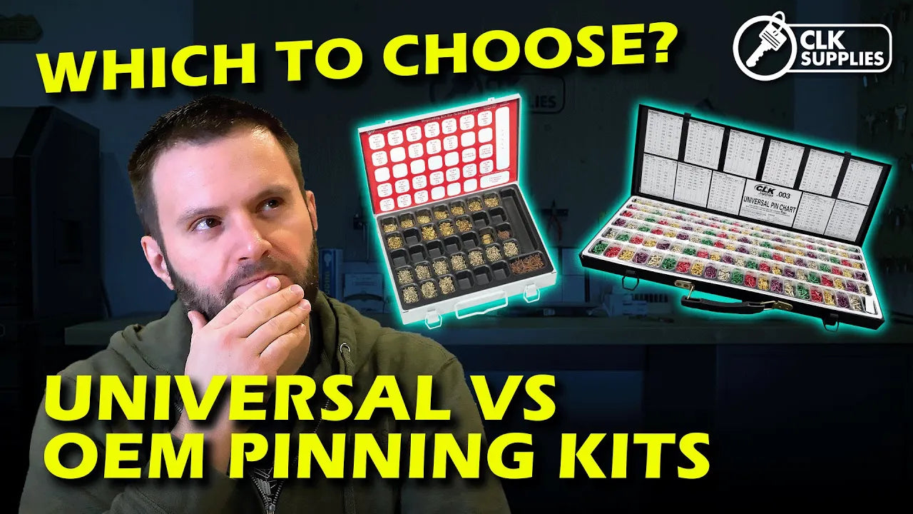 Rekeying Locks Choosing between OEM and Universal Pinning Kits