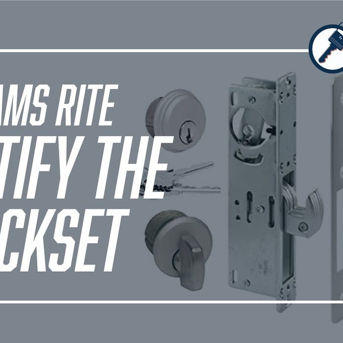 Adams Rite Style Locks- How to identify the backset