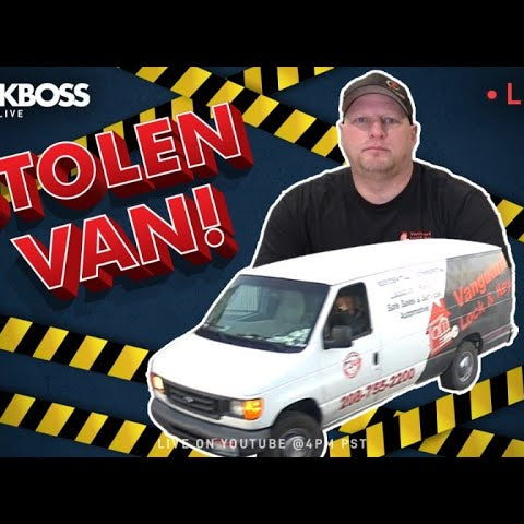 Kip's locksmith van was stolen - LIVE Q&A | #Lockboss Show & Giveaway