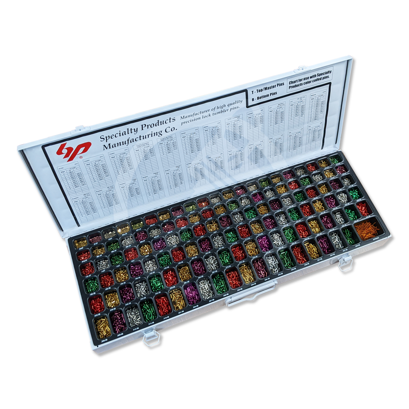 003 Universal Pinning Kit, Metal Box, Color-Coded Pins | Made in USA .003 Pinning Kit Specialty Products Mfg.
