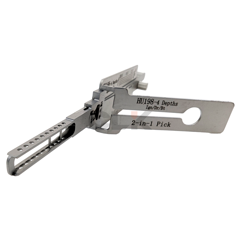 Original Lishi 2-in-1 Pick/Decoder for NEW Ford HU198 4-Depth "P" Series 2-in-1 Pick-Decoder Original Lishi