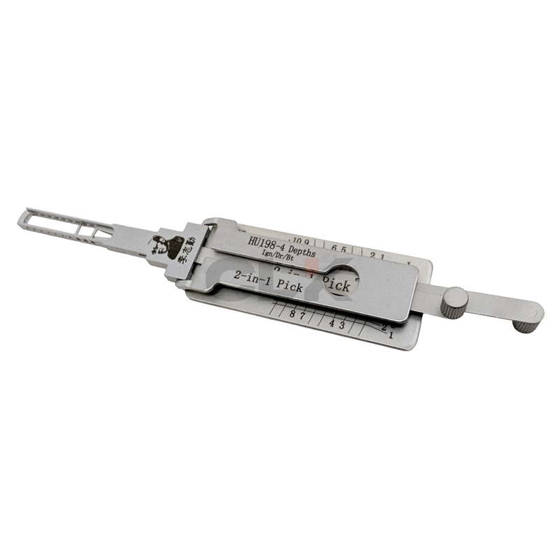 Original Lishi 2-in-1 Pick/Decoder for NEW Ford HU198 4-Depth "P" Series 2-in-1 Pick-Decoder Original Lishi