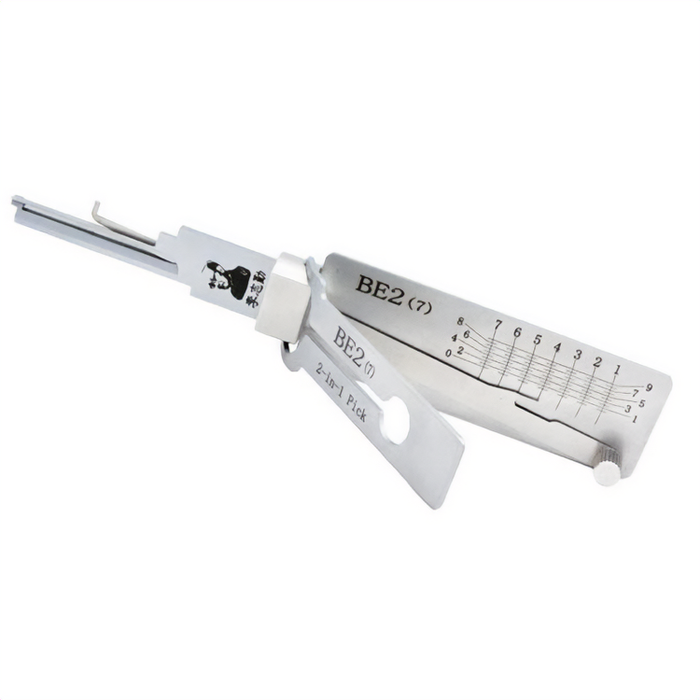 Original Lishi 2 in 1 Pick for Best SFIC BE2 (7 Pin) 2-in-1 Pick-Decoder Original Lishi