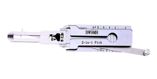 Original Lishi BW9MH 2-in-1 Tool for BMW Motorcycle 2-in-1 Pick-Decoder Original Lishi