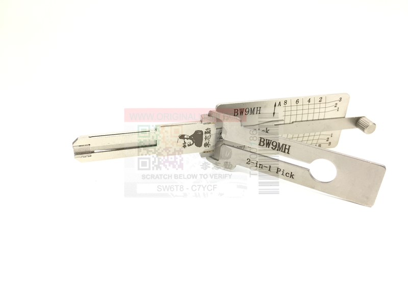 Original Lishi BW9MH-AG 2-in-1 Tool for BMW Motorcycle 2-in-1 Pick-Decoder Original Lishi