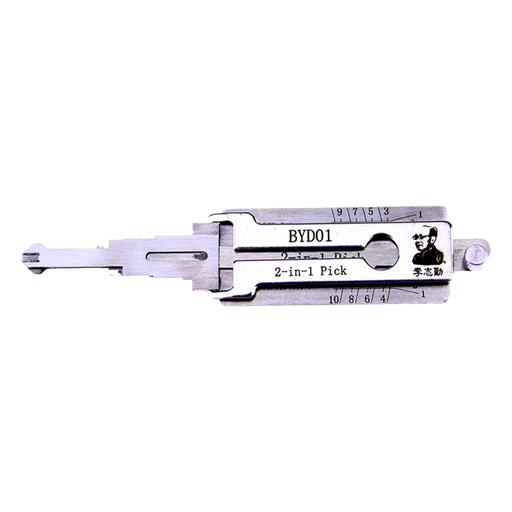 Original Lishi BYD01 2-in-1 Tool 2-in-1 Pick-Decoder Original Lishi