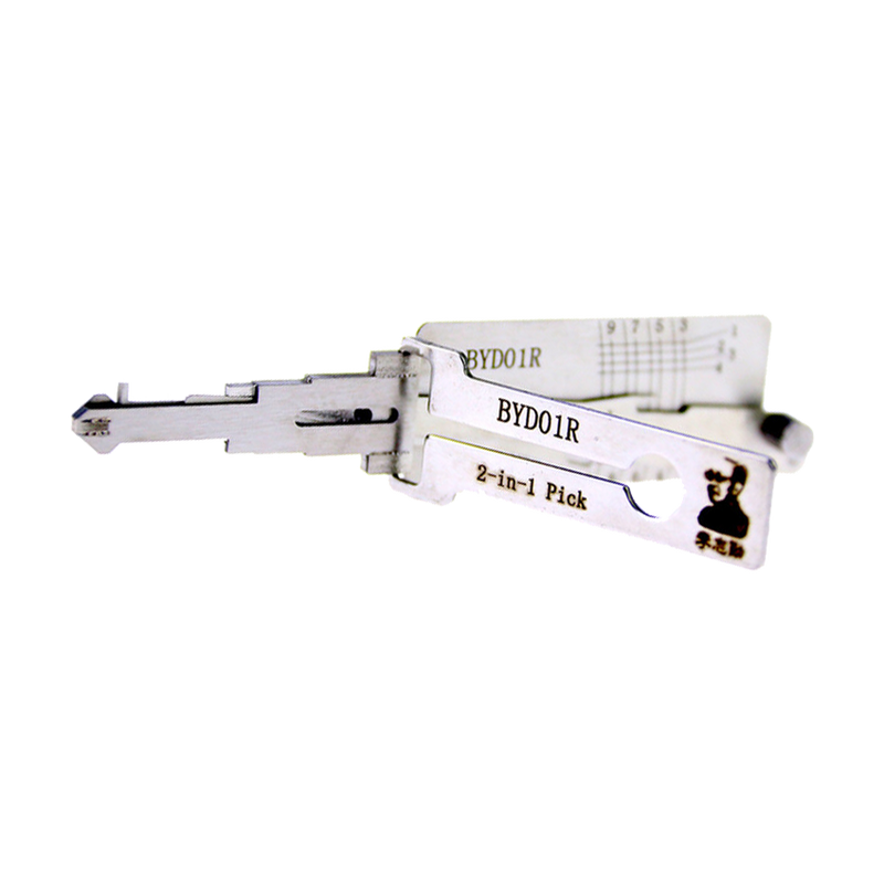 Original Lishi BYD01R 2-in-1 Reader Tool 2-in-1 Pick-Decoder Original Lishi