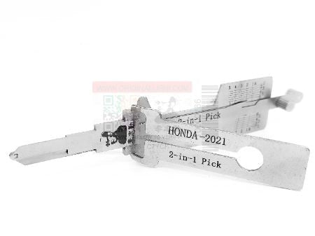 Original Lishi Honda 2021-V2 (W Cutout) 2-in-1 Tool 2-in-1 Pick-Decoder Original Lishi