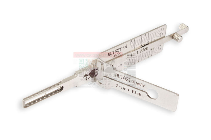 Original Lishi HU162, VAG2015 2-in-1 Tool w/ Side Cuts 2-in-1 Pick-Decoder Original Lishi