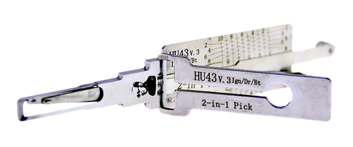 Original Lishi HU43 2-in-1 Tool for Pontiac 2-in-1 Pick-Decoder Original Lishi