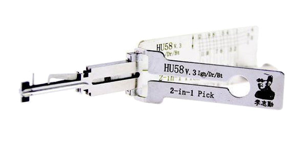 Original Lishi HU58 Twin Lifter 2-in-1 Pick/Decoder for BMW 2-in-1 Pick-Decoder Original Lishi