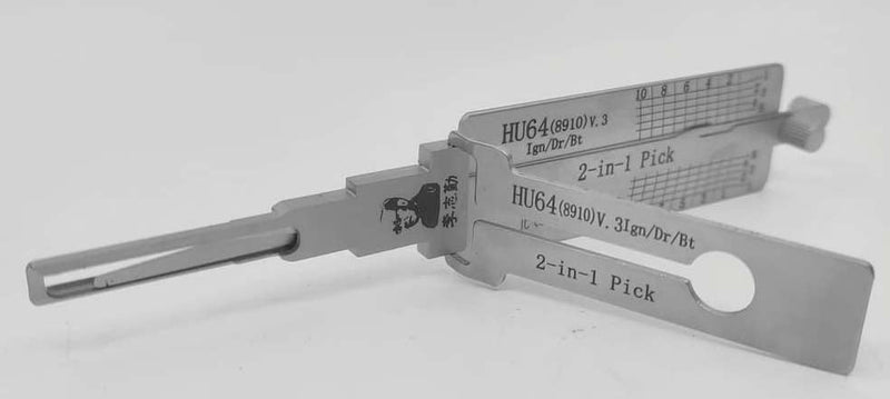 Original Lishi HU64 V.3 2-in-1 Tool for Mercedes 2-in-1 Pick-Decoder Original Lishi