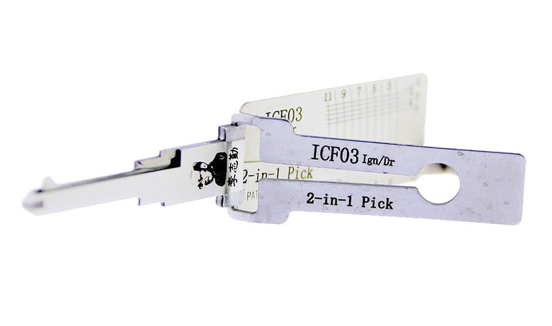 Original Lishi ICF03 11-Cut 2-in-1 Tool for Ford Escape 2-in-1 Pick-Decoder Original Lishi