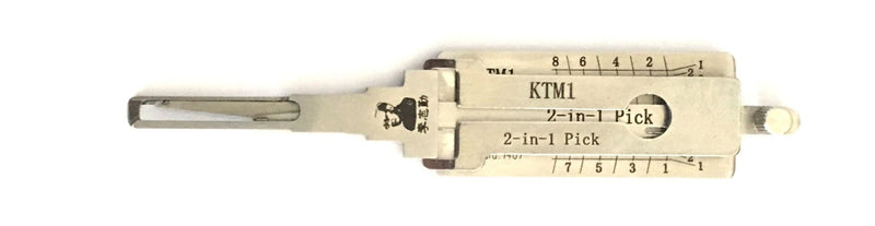 Original Lishi KTM1 2-in-1 Tool for Yamaha Motorcycle 2-in-1 Pick-Decoder Original Lishi