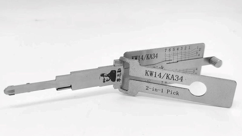 Original Lishi KW14/KA34 2-in-1 Tool for Kawasaki 2-in-1 Pick-Decoder Original Lishi