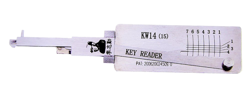 Original Lishi KW14/KW15 Decoder for Kawsaki Motorcycle 2-in-1 Pick-Decoder Original Lishi