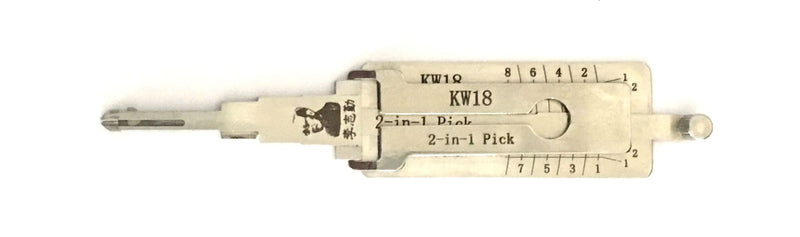 Original Lishi KW18/KA33 2-in-1 Tool for Kawasaki Motorcycle 2-in-1 Pick-Decoder Original Lishi