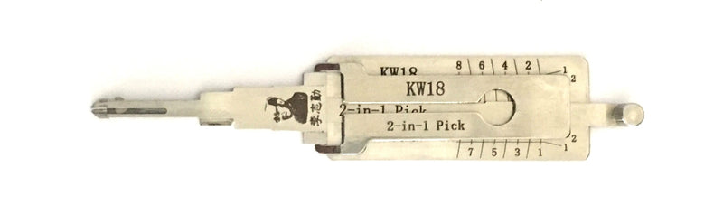 Original Lishi KW18/KA33 2-in-1 Tool for Kawasaki Motorcycle 2-in-1 Pick-Decoder Original Lishi