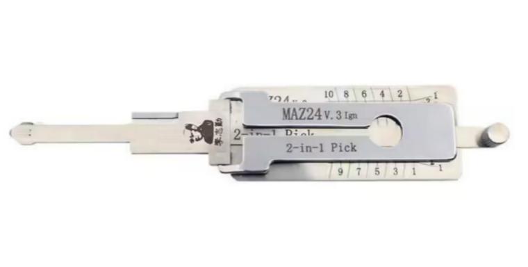 Original Lishi MAZ24 2-1 Pick/Decoder for Mazda Ignition 2-in-1 Pick-Decoder Original Lishi