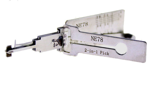 Original Lishi NE78 2-in-1 Tool for Peugeot 2-in-1 Pick-Decoder Original Lishi