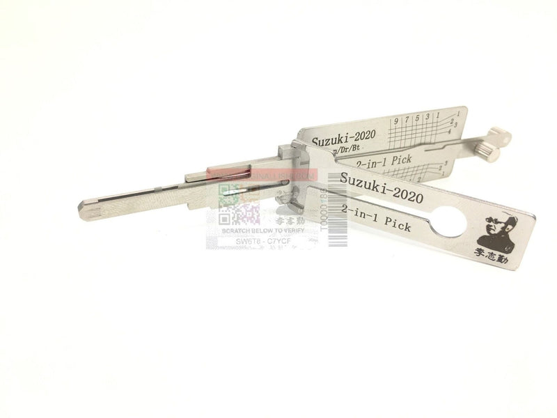 Original Lishi Suzuki-2020/HU133 2-in-1 Tool for Suzuki 2-in-1 Pick-Decoder Original Lishi