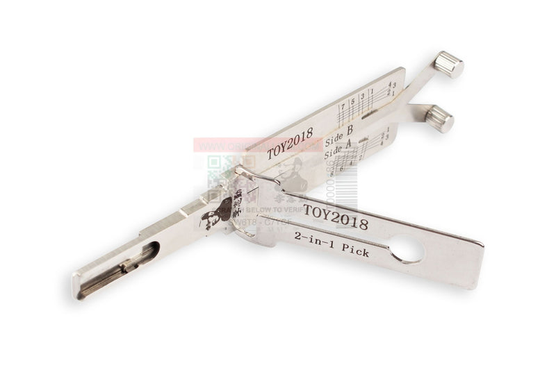 Original Lishi TOY2018-AG 2-in-1 Tool for Toyota 2-in-1 Pick-Decoder Original Lishi