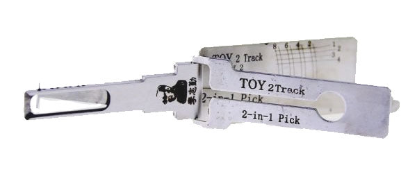Original Lishi Toy2T 2-Track 2-in-1 Tool for Toyota 2-in-1 Pick-Decoder Original Lishi