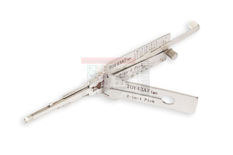 Original Lishi TOY43AT 2-1 Pick/Decoder for Toyota Ignitions 2-in-1 Pick-Decoder Original Lishi