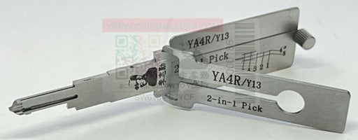 Original Lishi YA4R/Y13 2-in-1 Tool for Cabinet Locks 2-in-1 Pick-Decoder Original Lishi