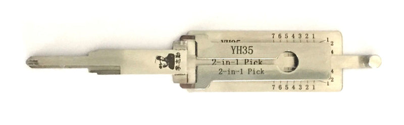 Original Lishi YH35/YM64 2-1 Pick/Decoder for Yamaha Magnetic Gate Ignitions 2-in-1 Pick-Decoder Original Lishi