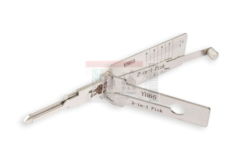 Original Lishi YH65-AG 2-in-1 Tool for Yamaha Motorcycle 2-in-1 Pick-Decoder Original Lishi