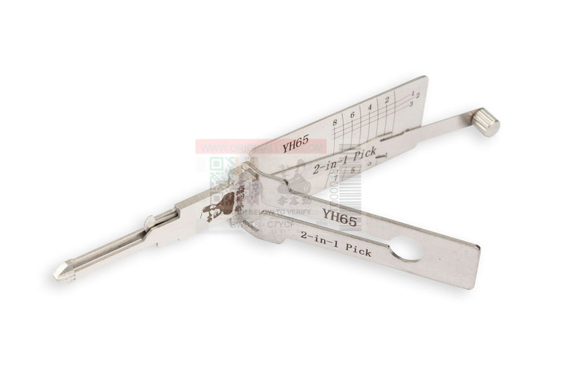 Original Lishi YH65-AG 2-in-1 Tool for Yamaha Motorcycle 2-in-1 Pick-Decoder Original Lishi
