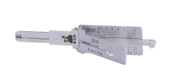 Original Lishi ZD30 2-in-1 Tool for Ducati/Aprila Motorcycle 2-in-1 Pick-Decoder Original Lishi