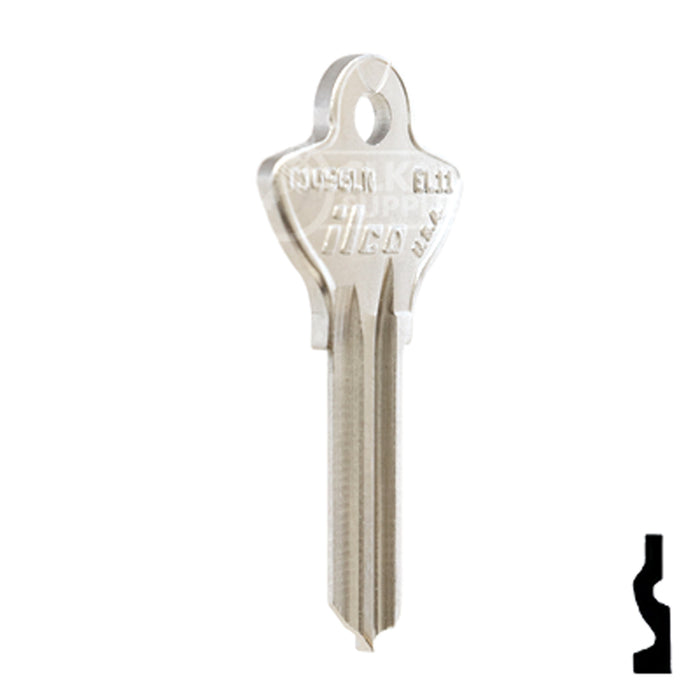 Uncut Key Blank | Ilco, Craftsman | EL11