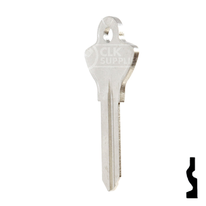 Uncut Key Blank | Ilco, Craftsman | EL11